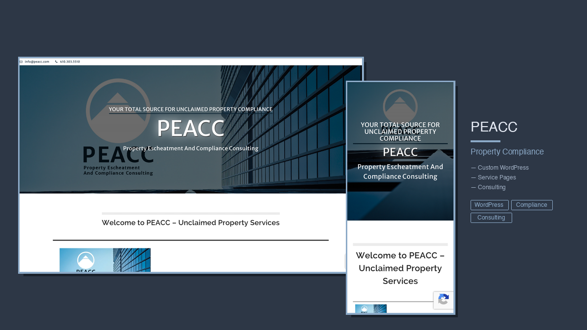 PEACC — Property Compliance