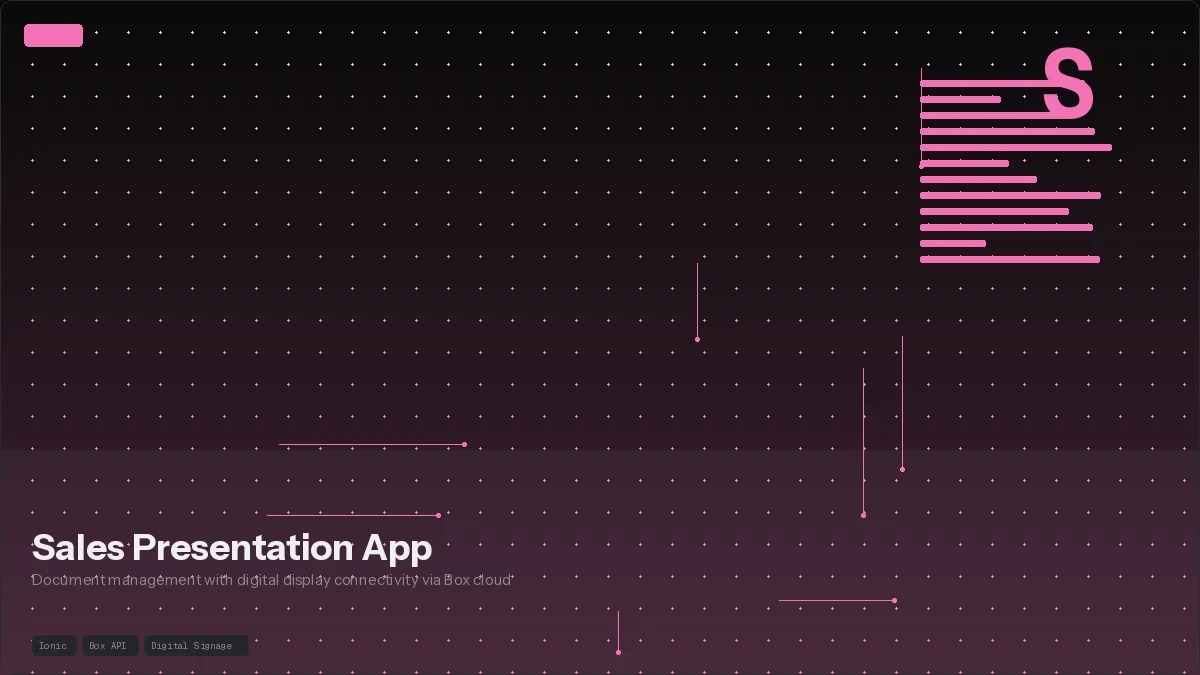 Sales Presentation App